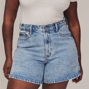 Abercrombie high rise dad short